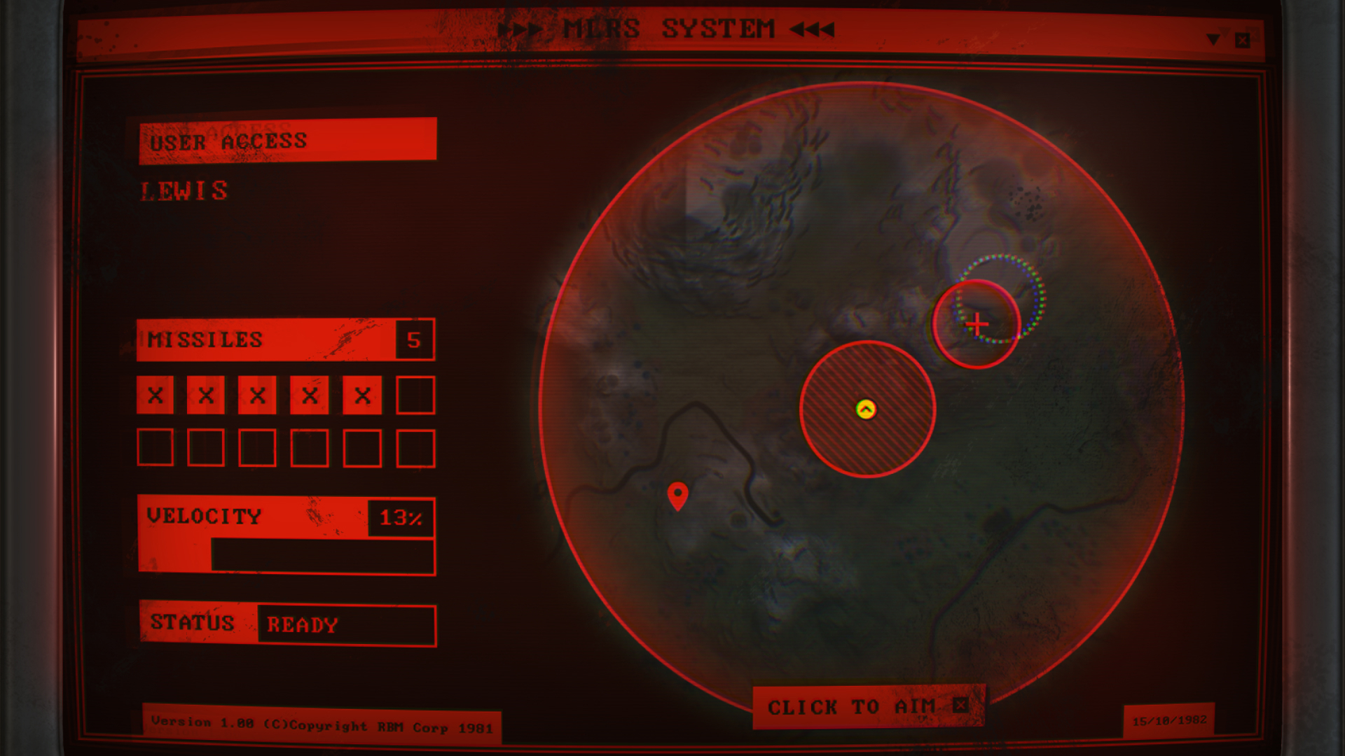 MLRS UI concept